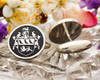 Ruffle Coat of Arms with Crest Cufflinks