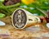 PWRR Princess of Wales's Royal Regiment Signet Ring