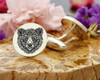 Himalayan Black Bear Positive Engraved Cufflinks