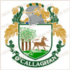 O'Callaghan Family Crest Digital Download pdf File, Vector full colour and black and white files. 