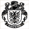 Brown Ireland Family Crest Vector Graphic
