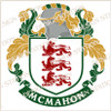 McMahon Family Crest Ireland Instant PDF Digital Download in colour and black and white.