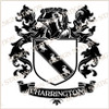 Charrington Family Crest Digital Download File in Vector PDF format, easy to print, engrave, change colour.