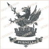 Purnell (tower crown) Heraldry Crest Digital Download File in Vector PDF format, easy to print, engrave, change colour.  Available in black only.