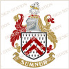 Sumner Family Crest Digital Download File in Vector PDF format, easy to print, engrave, change colour.