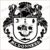 McDonnall Family Crest Ireland PDF Instant Download,  design also suitable for engraving onto our cufflinks, signet rings and pendants.