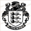 McInerney Digital Family Crest, Vector pdf file available for download on purchase