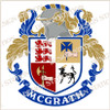 McGrath Family Crest Ireland PDF Instant Download,  design also suitable for engraving onto our cufflinks, signet rings and pendants.