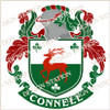 Connell Family Crest Ireland PDF Instant Download,  design also suitable for engraving onto our cufflinks, signet rings and pendants.