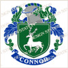 Connor of Corcomroe Family Crest Ireland PDF Instant Download,  design also suitable for engraving onto our cufflinks, signet rings and pendants.
