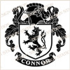 Connor of Kerry Family Crest Ireland PDF Instant Download,  design also suitable for engraving onto our cufflinks, signet rings and pendants.
