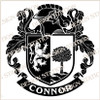 Connor of Sligo Family Crest Ireland PDF Instant Download,  design also suitable for engraving onto our cufflinks, signet rings and pendants.