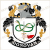 Donovan Family Crest Ireland PDF Instant Download,  design also suitable for engraving onto our cufflinks, signet rings and pendants.