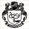 O'Donovan Family Crest Ireland PDF Instant Download,  design also suitable for engraving onto our cufflinks, signet rings and pendants.