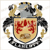 Flaherty Family Crest Ireland PDF Instant Download,  design also suitable for engraving onto our cufflinks, signet rings and pendants.