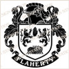 Flaherty Family Crest Ireland PDF Instant Download,  design also suitable for engraving onto our cufflinks, signet rings and pendants.