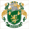 Keefe Family Crest Ireland PDF Instant Download,  design also suitable for engraving onto our cufflinks, signet rings and pendants.