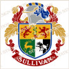 Sullivan Family Crest Ireland Instant Download file (included colour and black pdf files)