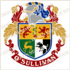 O'Sullivan Family Crest Ireland Instant Download file (included colour and black pdf files)