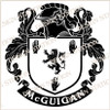 McGuigan Family Crest Ireland D1, pdf vector instant download in black and white