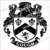 Gough D2 Family Crest Ireland Instant Digital Download, Vector pdf in full colour and black and white