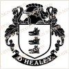 O'Healey Family Crest Ireland PDF Digital Download in colour and black