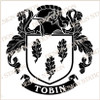Tobin Family Crest Ireland PDF Instant Download,  design also suitable for engraving onto our cufflinks, signet rings and pendants.