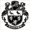 Rooney Family Crest Ireland PDF Instant Download,  design also suitable for engraving onto our cufflinks, signet rings and pendants.