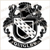 Quigley Family Crest Ireland PDF Instant Download,  design also suitable for engraving onto our cufflinks, signet rings and pendants.