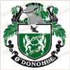 O'Donohue Family Crest Ireland PDF Instant Download,  design also suitable for engraving onto our cufflinks, signet rings and pendants.