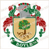 Boyle Family Crest Ireland PDF Instant Download,  design also suitable for engraving onto our cufflinks, signet rings and pendants.