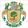 O'Boyle Family Crest Ireland PDF Instant Download,  design also suitable for engraving onto our cufflinks, signet rings and pendants.