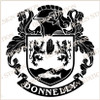 Donnelly Family Crest Ireland PDF Instant Download,  design also suitable for engraving onto our cufflinks, signet rings and pendants.