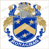 Monaghan Family Crest Ireland PDF Instant Download,  design also suitable for engraving onto our cufflinks, signet rings and pendants.