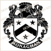 Monaghan Family Crest Ireland PDF Instant Download,  design also suitable for engraving onto our cufflinks, signet rings and pendants.