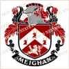 Meighan Family Crest Ireland PDF Instant Download,  design also suitable for engraving onto our cufflinks, signet rings and pendants.