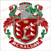McNally Family Crest Ireland PDF Instant Download,  design also suitable for engraving onto our cufflinks, signet rings and pendants.