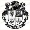 McNeill Family Crest Ireland PDF Instant Download,  design also suitable for engraving onto our cufflinks, signet rings and pendants.