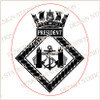 HMS President Military Signet Ring,  available for engraving onto silver or gold signet rings.