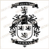 Newman England Family Crest PDF Instant Download,  design also suitable for engraving onto our cufflinks, signet rings and pendants.