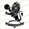 Goodwin Heraldry Crest Digital Download File in Vector PDF format, easy to print, engrave, change colour. Available in full colour and black.