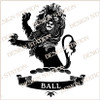 Ball Heraldry Crest Digital Download File in Vector PDF format, easy to print, engrave, change colour. Available in full colour and black.