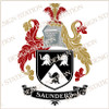 Saunders England Family Crest PDF Instant Download,  design also suitable for engraving onto our cufflinks, signet rings and pendants.