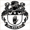 McBreen Family Crest Ireland PDF Instant Download,  design also suitable for engraving onto our cufflinks, signet rings and pendants.