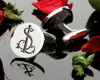 SL LS Monogram Silver Cufflinks handmade 