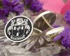 Whalley Family Crest Ireland Silver or Gold Cufflinks