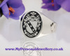 Hooton Family Crest Signet Ring HS5 Silver