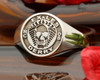 Customer's Own Design Silver Signet Ring HS42