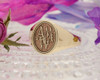 Monogram Signet Ring HS6 9ct All Gold Finish