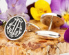 AA Victorian Monogram Silver Cufflinks Design 5